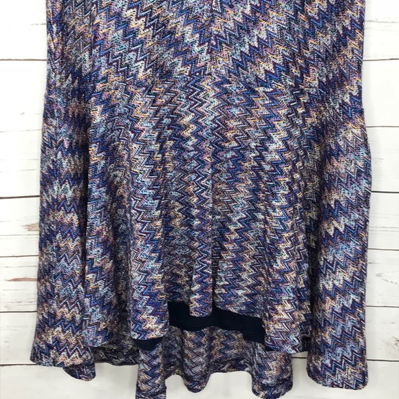 Anthropologie Maeve Chevron Print Westwater Dress - Picture 5 of 10